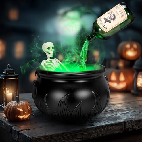 Mystic Brew Cauldron – Spooky Lights and Fog Effect