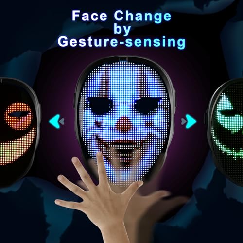 Programmable LED Mask – Faces, Designs & More