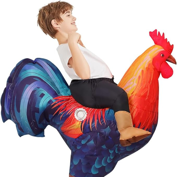 Giant Inflatable Chicken Costume Adult & Kids Sizes