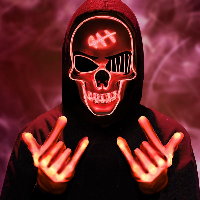 Neon Reaper Set (mask + Gloves)