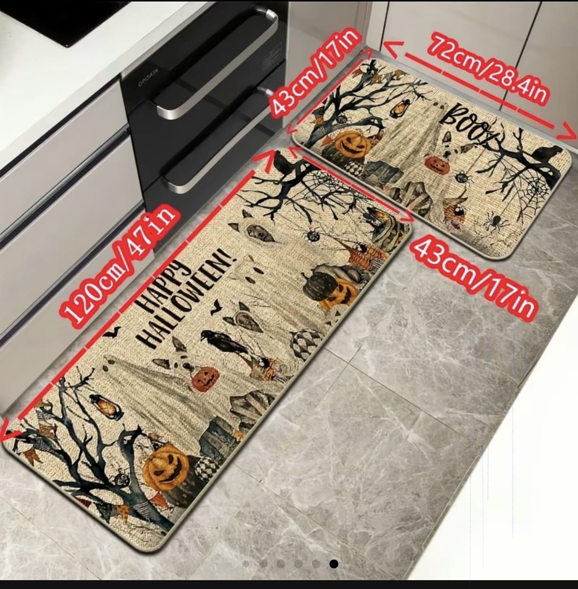 Spooky Steps Rug Set