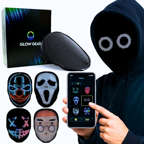 Programmable LED Mask – Faces, Designs & More