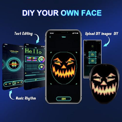 Programmable LED Mask – Faces, Designs & More